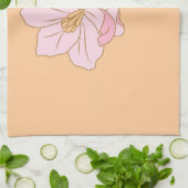 Linge De Cuisine Fleur rose (Plié)