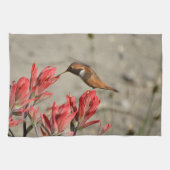 Linge De Cuisine Fleur rouge (Horizontal)