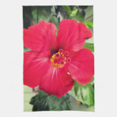 Linge De Cuisine Fleur rouge de Hibiscus Rosa-sinensis (Vertical)