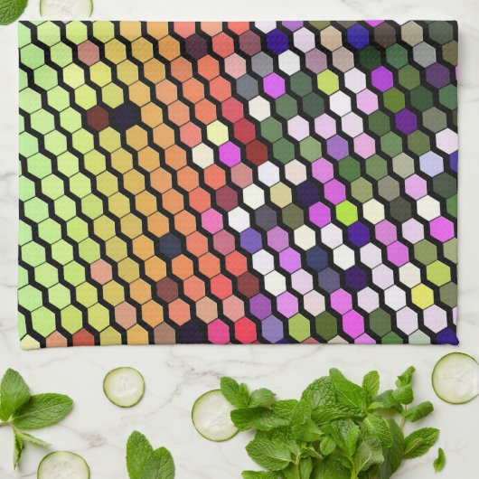 LINGE DE CUISINE FLEUR SAUVAGE (Plié)