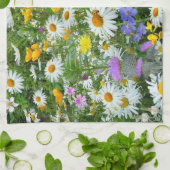 Linge De Cuisine Fleur sauvage (Plié)