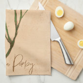 Linge De Cuisine Fleur sauvage botanique de Californie (Quart Plié)