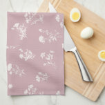 Linge De Cuisine Fleur sauvage de prairie délicat motif rousse<br><div class="desc">Fleur sauvage de prairie motif - rose pâle</div>