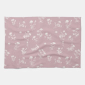 Linge De Cuisine Fleur sauvage de prairie délicat motif rousse (Horizontal)