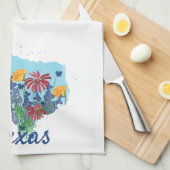 Linge De Cuisine Fleur sauvage du Texas Bluebonnet (Quart Plié)