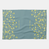Linge De Cuisine Fleur sauvage jaune (Horizontal)