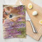 Linge De Cuisine Fleur sauvage Jersey Cow et Calf (Quart Plié)