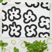 Linge De Cuisine Fleur sauvage moderne design moderne et tendance n (Plié)