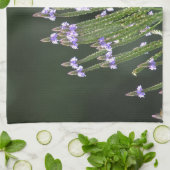 Linge De Cuisine Fleur sauvage pourpre (Plié)