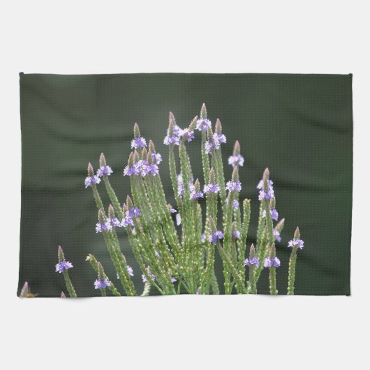 Linge De Cuisine Fleur sauvage pourpre (Horizontal)