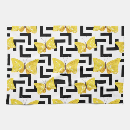 Linge De Cuisine Fleur solaire (Horizontal)