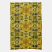 Linge De Cuisine Fleur soleil éclate dorée (Vertical)