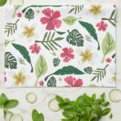 Linge De Cuisine Fleur tropicale (Plié)