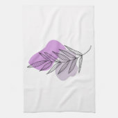 Linge De Cuisine Fleur violette de Boho (Vertical)
