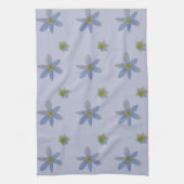 Linge De Cuisine fleurir en blanc (Vertical)