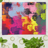 LINGE DE CUISINE FLEURS (Plié)