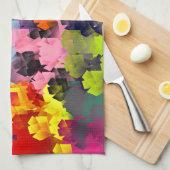 LINGE DE CUISINE FLEURS (Quart Plié)