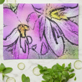 LINGE DE CUISINE FLEURS (Plié)