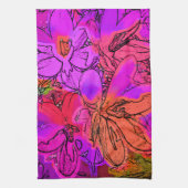 LINGE DE CUISINE FLEURS (Vertical)