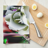 Linge De Cuisine Fleurs (Quart Plié)