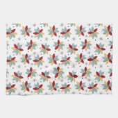 Linge De Cuisine Fleurs Abstraites funky au milieu du siècle (Horizontal)