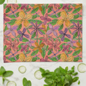 Linge De Cuisine Fleurs amicales (Plié)