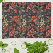 Linge De Cuisine Fleurs anciennes d'Alexandra Cook aka Linandara (Plié)