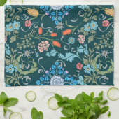 Linge De Cuisine Fleurs, Art nouveau, style William Morris (Plié)