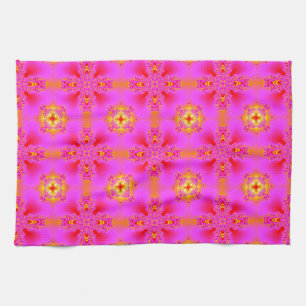 Linge De Cuisine Fleurs Artdeco dans le style rétro