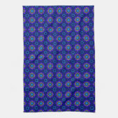 Linge De Cuisine fleurs bleues (Vertical)