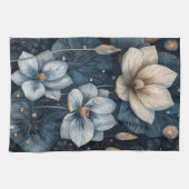 Linge De Cuisine Fleurs Bleues (Horizontal)