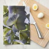 Linge De Cuisine Fleurs Blue Hydrangeas (Quart Plié)