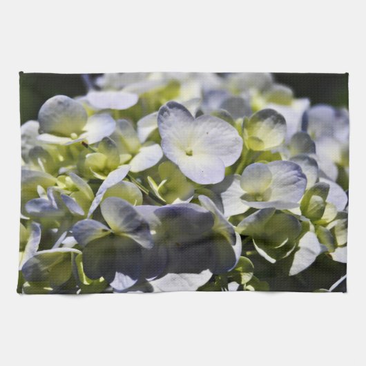 Linge De Cuisine Fleurs Blue Hydrangeas (Horizontal)