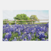 Linge De Cuisine Fleurs Bluebonnet à la campagne Art Cuisine (Horizontal)