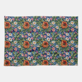 Linge De Cuisine Fleurs brodées (Horizontal)