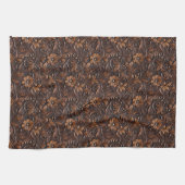 Linge De Cuisine Fleurs Brown Western Cowgirl (Horizontal)