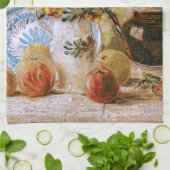 Linge De Cuisine Fleurs Café et Fruit Van Gogh Art (Plié)