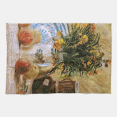 Linge De Cuisine Fleurs Café et Fruit Van Gogh Art (Horizontal)