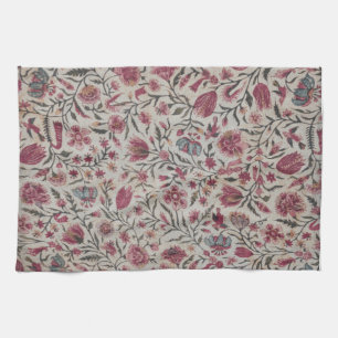 Linge De Cuisine Fleurs Chintz Roses Boho Cottagecore