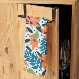 Linge De Cuisine Fleurs Colorées De La Nature Mignonnes