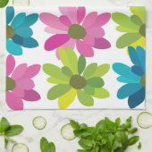 Linge De Cuisine Fleurs colorées Fleurs (Plié)