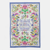 Linge De Cuisine Fleurs d'art populaire | Remerciements, Reconnaiss (Vertical)