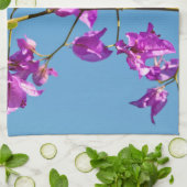 Linge De Cuisine Fleurs de bougainvillée (Plié)