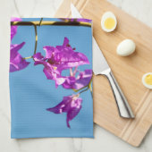 Linge De Cuisine Fleurs de bougainvillée (Quart Plié)