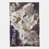 Linge De Cuisine Fleurs de cerisier. Joyeuses Pâques (Vertical)