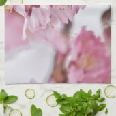 Linge De Cuisine Fleurs de cerisier Sakura rose pâle (Plié)