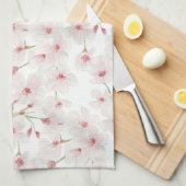 Linge De Cuisine Fleurs de cerisiers (Quart Plié)