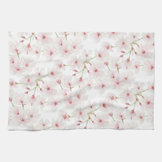 Linge De Cuisine Fleurs de cerisiers (Horizontal)