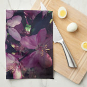 Linge De Cuisine Fleurs de cerisiers roses (Quart Plié)