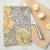 Linge De Cuisine Fleurs de chrysanthème de William Morris (Quart Plié)